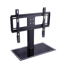 Factory Directly Supply Tempered Glass TV Stand LCD TV Wall Stand with Bracket for 14", 16", 22", 26", 30", 32", 37", 42"